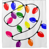 Rideaux De Douche Lumières à carreaux (Devant)