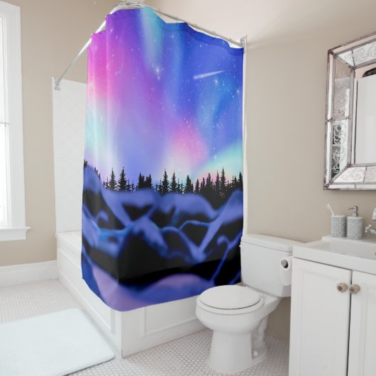Rideaux De Douche Lumières rêvées (En situation)
