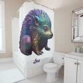 Rideaux De Douche Lumos le hérisson (En situation)