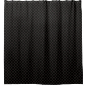 Rideaux De Douche Luxe Brown/Noir À damiers
