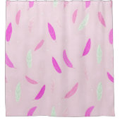 Rideaux De Douche Luxury Trendy Feathers Boho Collection (Devant)