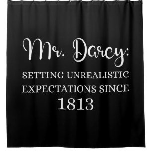 Rideaux De Douche M. Darcy : Attentes irréalistes Depuis 1813
