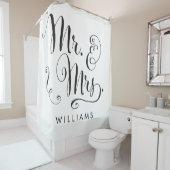 Rideaux De Douche M. et Mme Personalized (En situation)