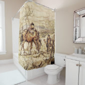 Rideaux De Douche M. Toad et les Tsiganes par Arthur Rackham (En situation)