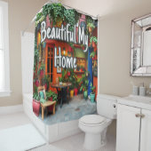 Rideaux De Douche Ma Belle Maison (En situation)
