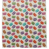 Rideaux De Douche Macaron multicolore Stylisé Noël Caramel (Devant)
