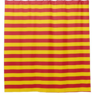 Rideaux De Douche Macédoine drapeau du Vietnam rayures pays rouge ve