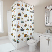 Rideaux De Douche Machines de construction  (En situation)