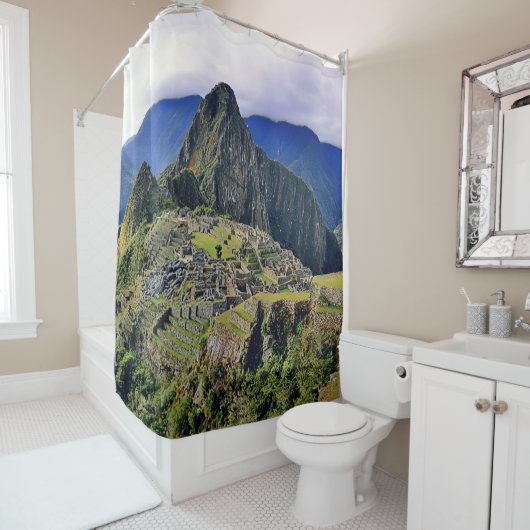 Rideaux De Douche MACHU PICCHU - Pérou - panorama (En situation)