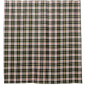 Rideaux De Douche MacPherson Tartan noir et blanc (Devant)