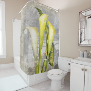 Rideaux De Douche Macro Flower Calla lily