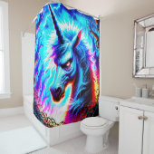 Rideaux De Douche Mad Unicorn (En situation)