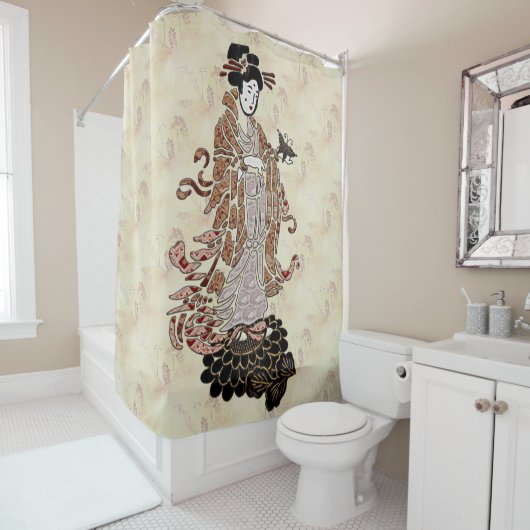 Rideaux De Douche Madame Butterfly (En situation)