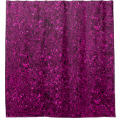 Rideaux De Douche Magenta foulé de luxe personnalisé (Devant)