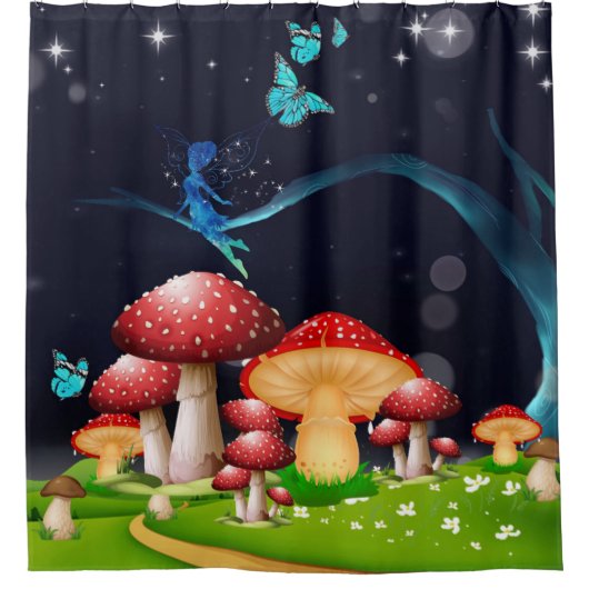 Rideaux De Douche Magic Fairyland Fairytale (Devant)