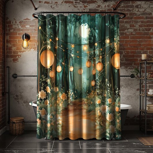 Rideaux De Douche Magical Moonlit Garden |
