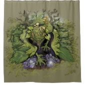 Rideaux De Douche Magie profonde de forêt (Devant)