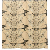 Rideaux De Douche Magnifique dernier Edgy Girly motif monogramme (Devant)