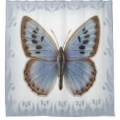 Rideaux De Douche Magnifique et élégant papillon bleu (Devant)