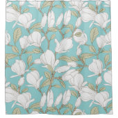 Rideaux De Douche Magnolia Motif (Devant)