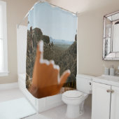 Rideaux De Douche Main humaine gauche (En situation)