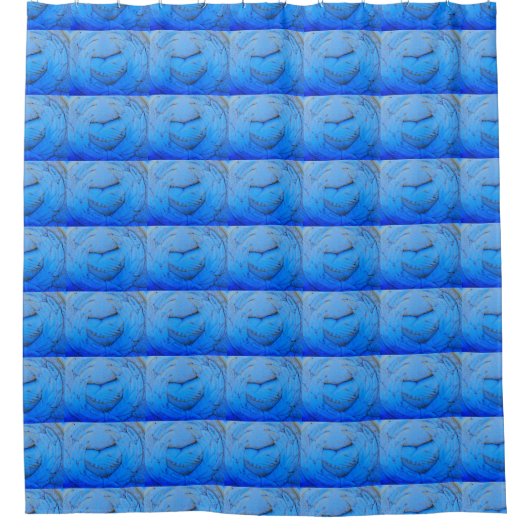 Rideaux De Douche main serrée bleu (Devant)