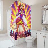 Rideaux De Douche Mains du coeur (En situation)