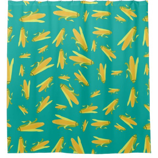 Rideaux De Douche Maïs Sur Le Motif Cob (Devant)