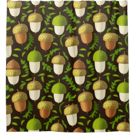 Rideaux De Douche Maïs vert - Conception inspirée de la nature (Devant)