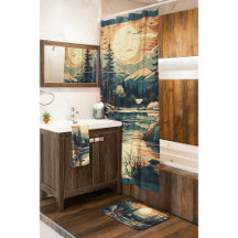 Maison de montagne d'art rétro scandinave