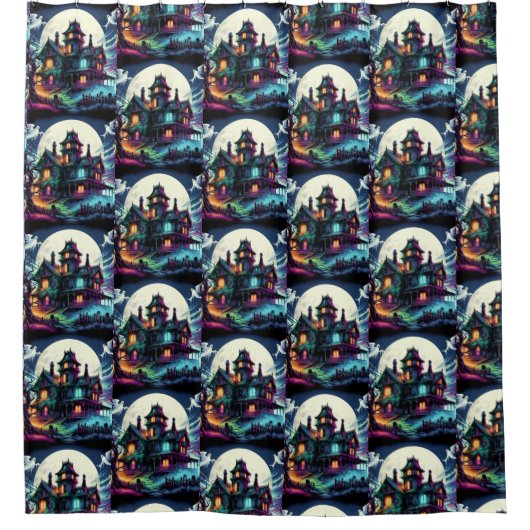 Rideaux De Douche Maison hantée (Devant)