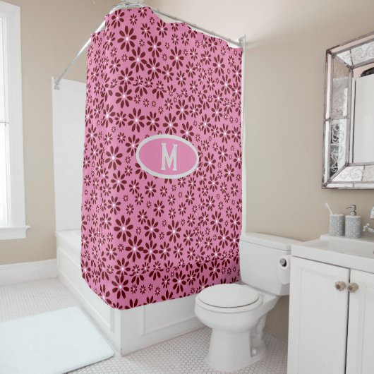 Rideaux De Douche Maisonnettes Simple Design Moderne (En situation)