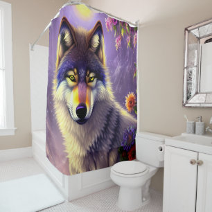 Rideaux De Douche Majestic Majesté du loup
