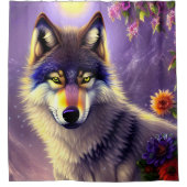 Rideaux De Douche Majestic Majesté du loup (Devant)