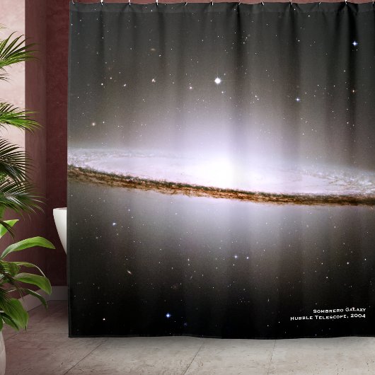 Rideaux De Douche Majestic Sombrero Galaxy Hubble Telescope 2004