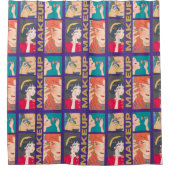 RIDEAUX DE DOUCHE MAKEUP ANIME AMIS (Devant)