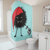 Rideaux De Douche Mal Noël Bug - Présent (En situation)