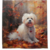 Rideaux De Douche Malti Tzu à l'automne Feuilles automne Inspire (Devant)