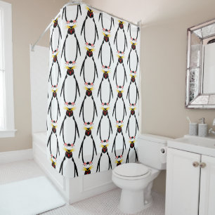 Rideaux De Douche Manchot rockhopper ou macaroni