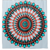 Rideaux De Douche Mandala amérindienne (Devant)