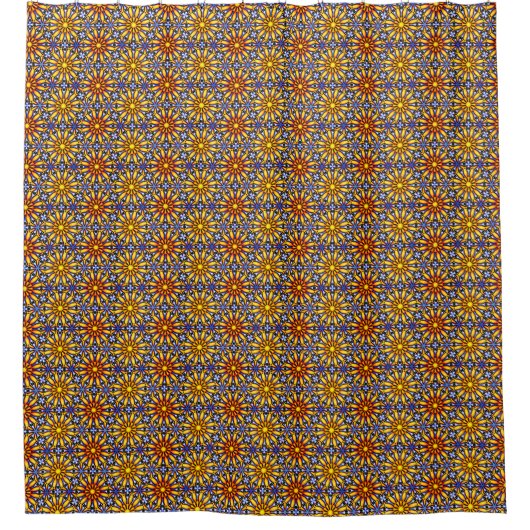 Rideaux De Douche Mandala du Soleil Céleste (Devant)