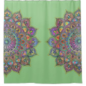 Rideaux De Douche Mandala Inde Style 1 (Devant)