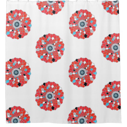 Rideaux De Douche Mandala Shower curtain  (Devant)
