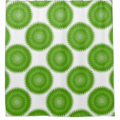 Rideaux De Douche Mandala vert Soleil (Devant)