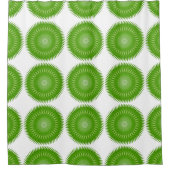 Rideaux De Douche Mandala vert Soleil (Devant)