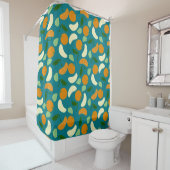 Rideaux De Douche Mandarin Citrus (En situation)