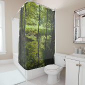 Rideaux De Douche MARAIS dans la FORÊT (En situation)