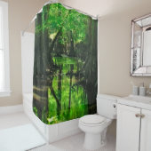 Rideaux De Douche MARAIS dans la FORÊT II (En situation)