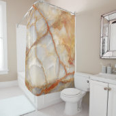 Rideaux De Douche Marble Majesty : Élégance brillante (En situation)