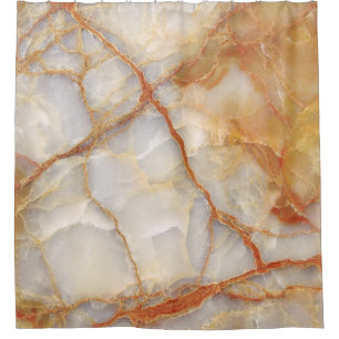 Rideaux De Douche Marble Majesty : Élégance brillante